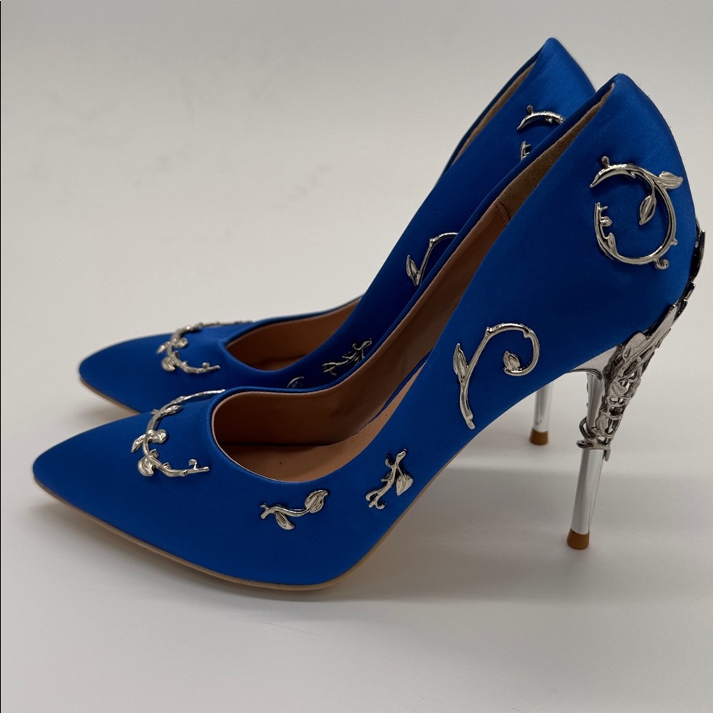 “Something Blue” Bridal Stiletto - Picture 2 of 12